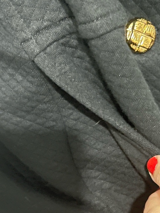 Juicy Couture Vintage Black Gold Button Jacket L